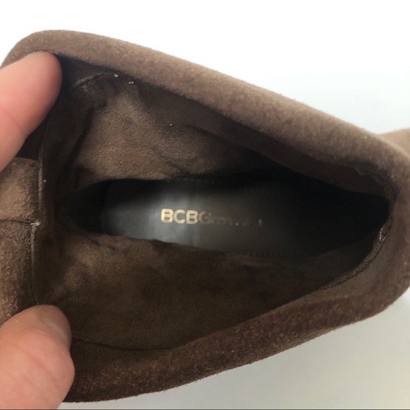 LIKE NEW - BCBGeneration Taupe Suede Booties - Picture 8 of 9